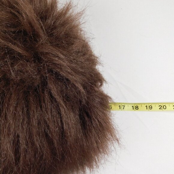 Ideal Toys Direct Brown Fuzzy Big Head Eyes Chimpanzee Monkey Animal Stuffed Toy - Picture 8 of 8